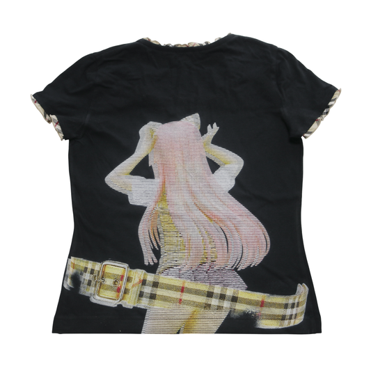 reworked Burberry T-shirt