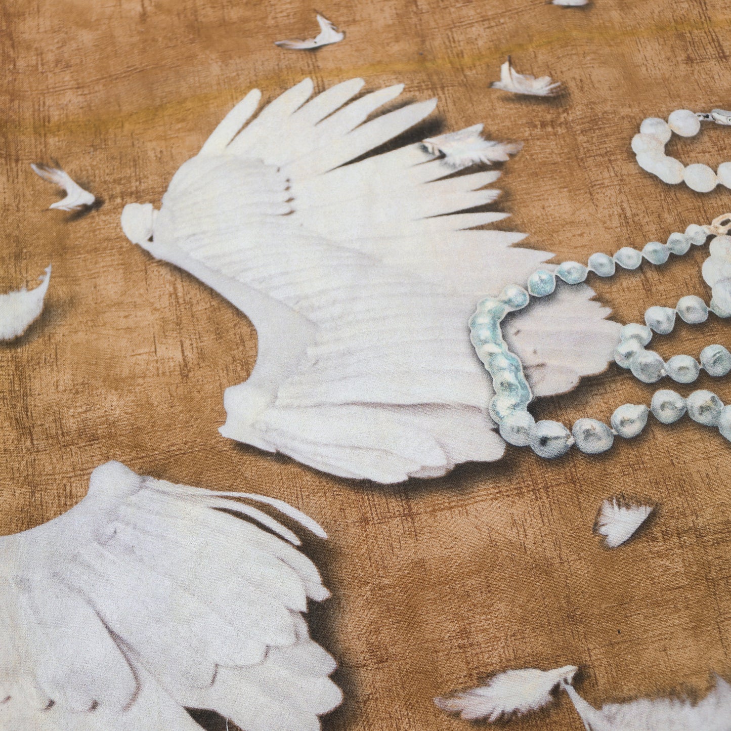 woodgrain maxi skirt