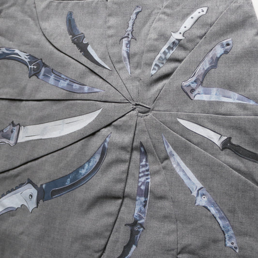 drowning knife a-line skirt