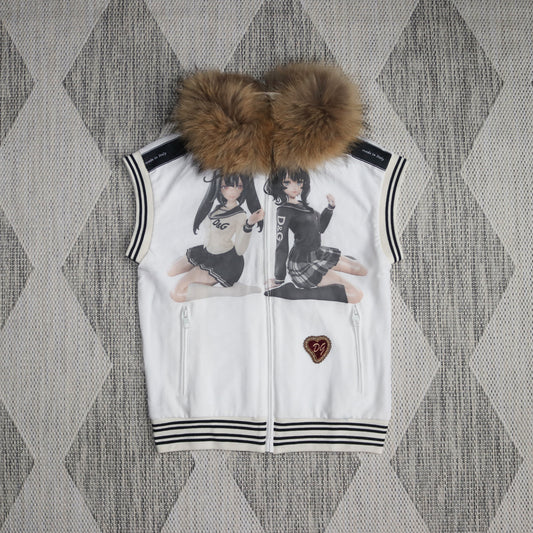 reworked Dolce&Gabbana sleeveless jacket - Size 36