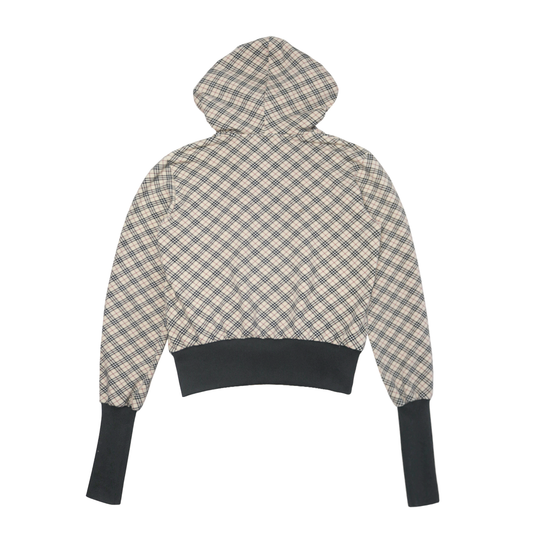 reworked Burberry zip-up hoodie - Size M