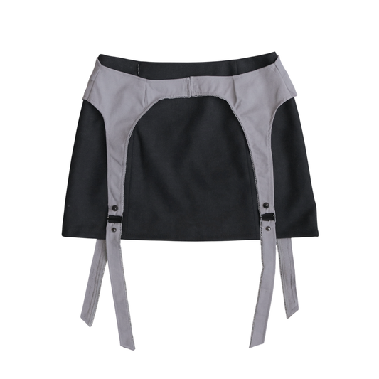 reworked Prada garter layered skirt - Size 40