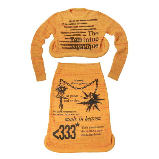 1 of 1 sculptural hem knit set