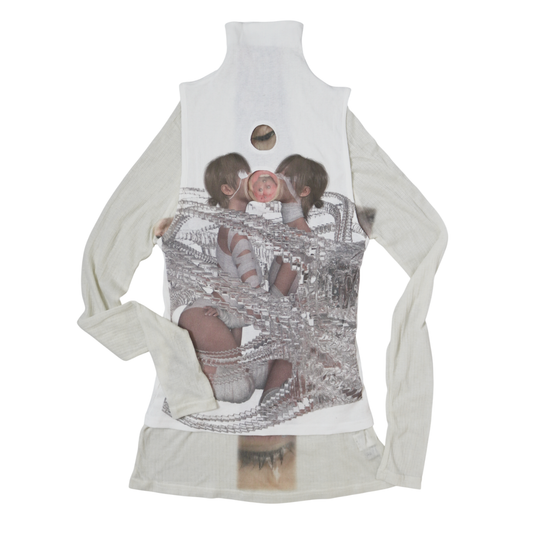 1 of 1 the "Fugue" two piece top