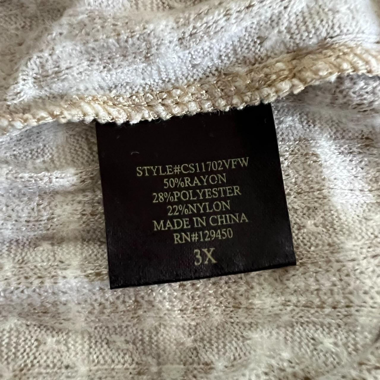 1 of 1 convertible waffle plaid sweater