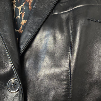 Dolce & Gabbana leather blazer jacket - Size 42