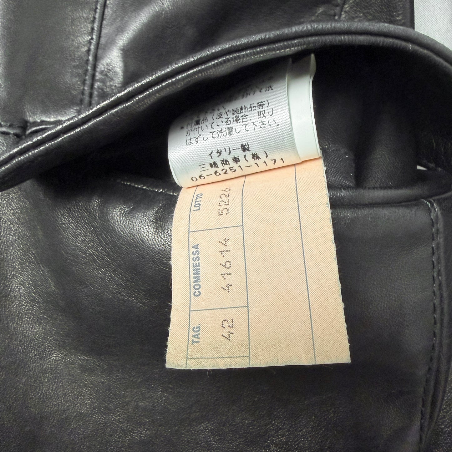 Dolce & Gabbana leather blazer jacket - Size 42