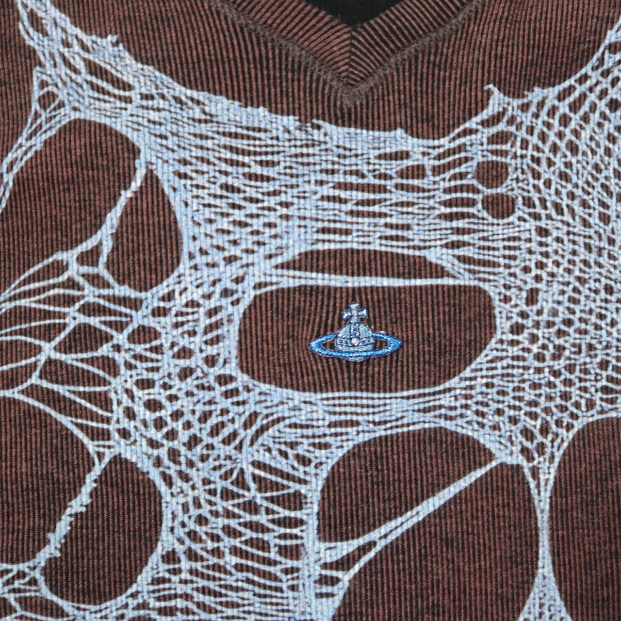 reworked Vivienne Westwood ribbed knit top