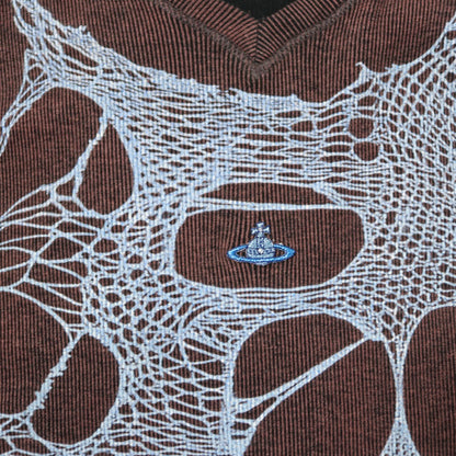 reworked Vivienne Westwood ribbed knit top