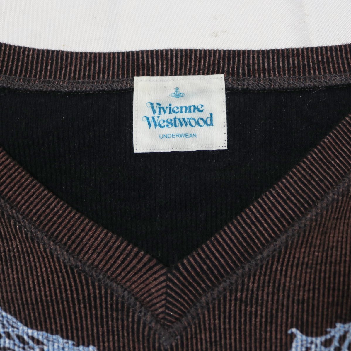 reworked Vivienne Westwood ribbed knit top