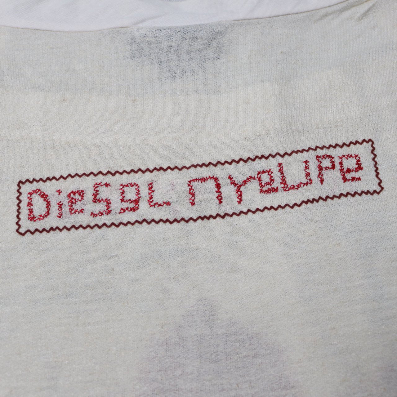 reworked Diesel semi sheer tank top