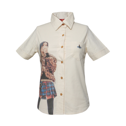 reworked Vivienne Westwood button shirt