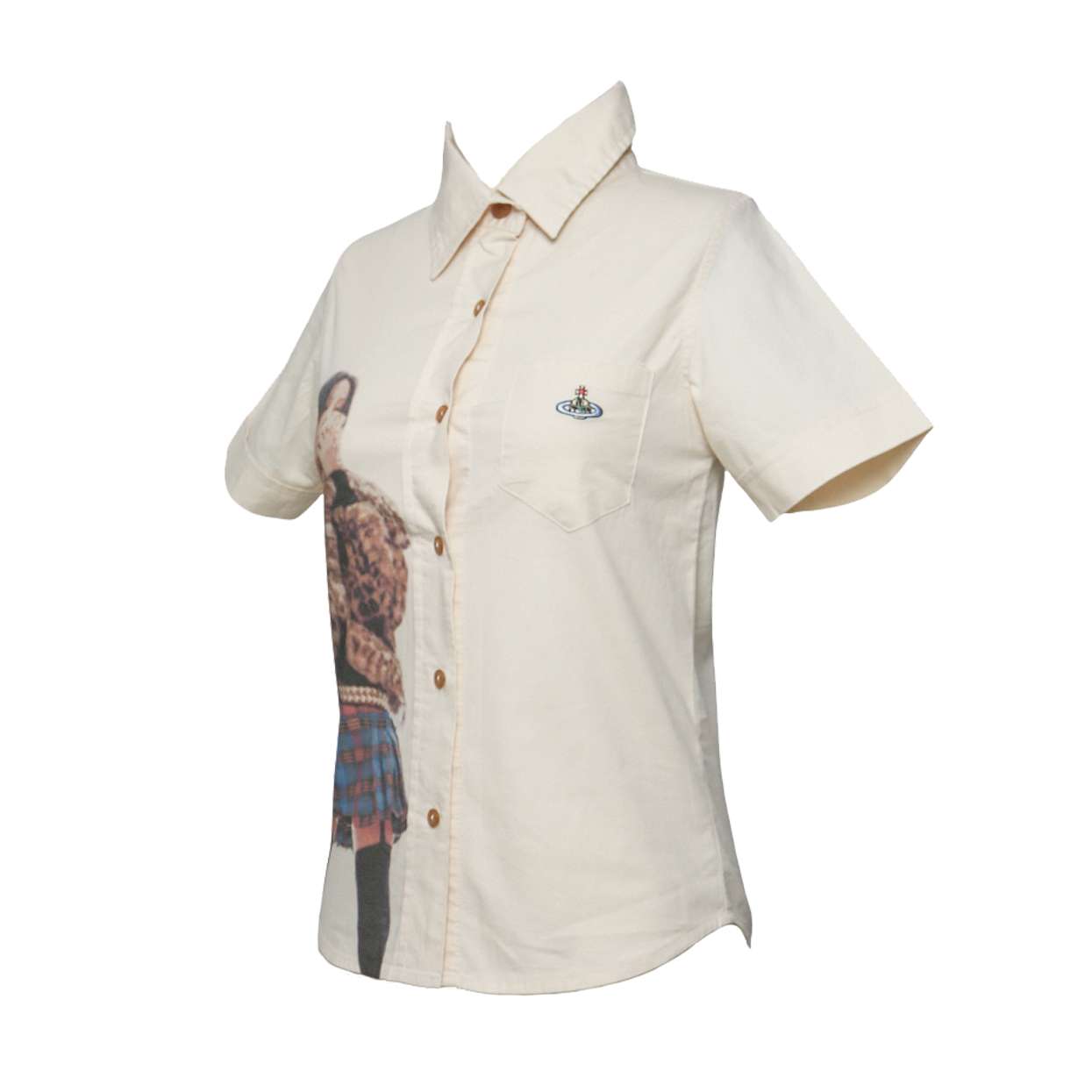 reworked Vivienne Westwood button shirt