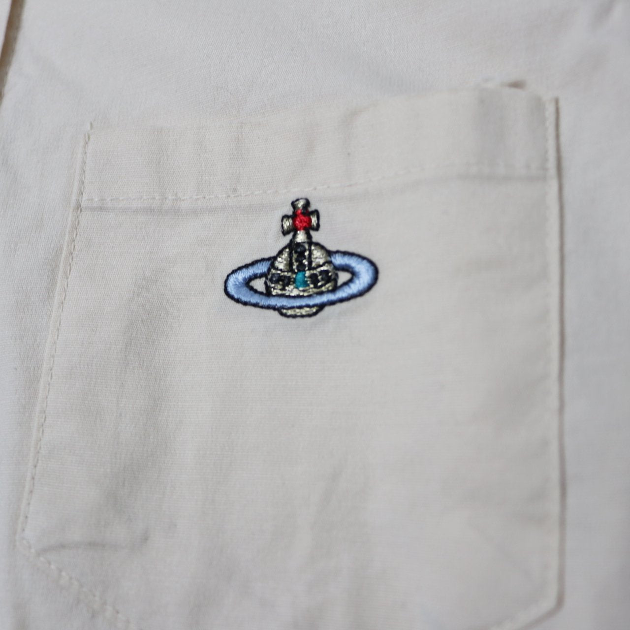 reworked Vivienne Westwood button shirt