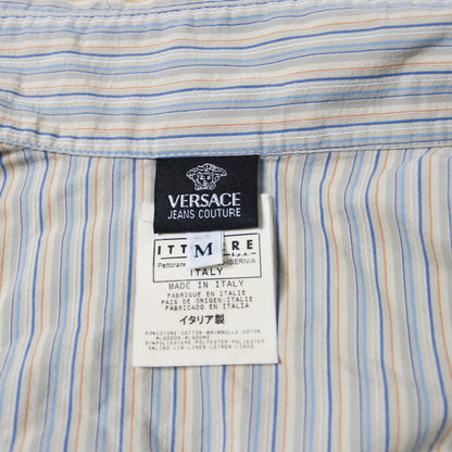 reworked Versace striped shirt