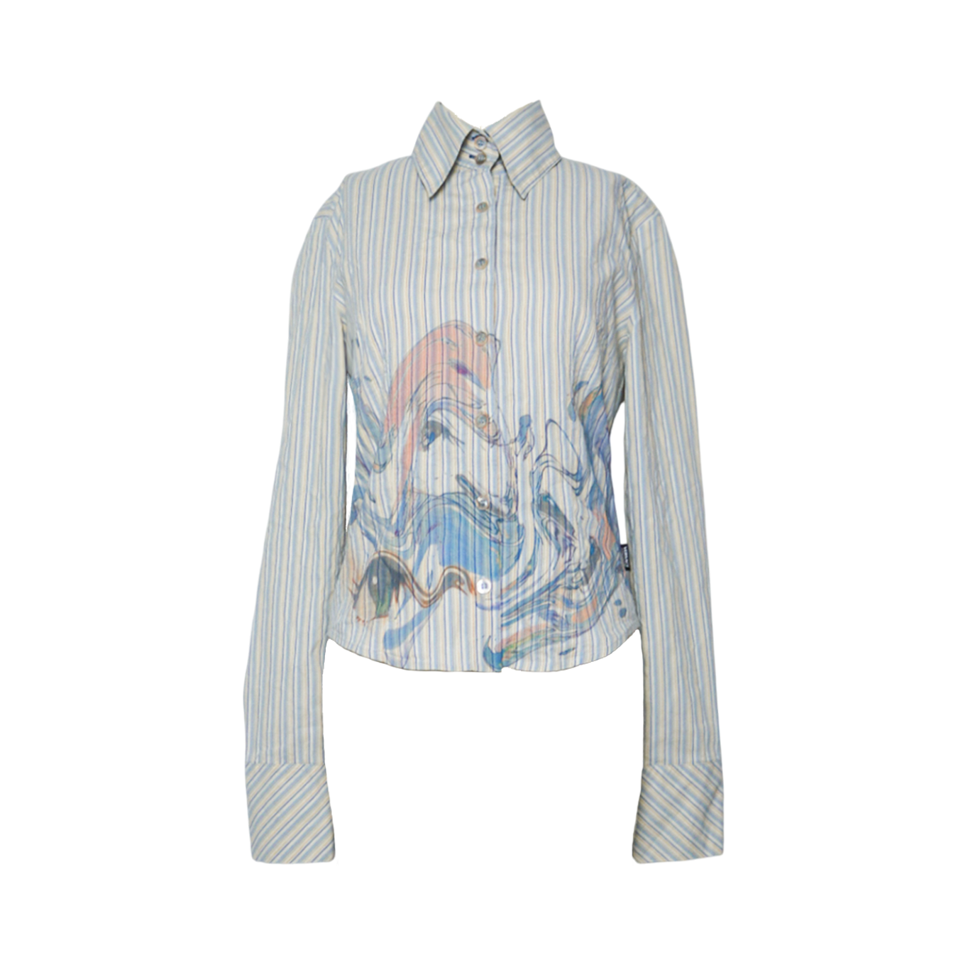 reworked Versace striped shirt - Size M