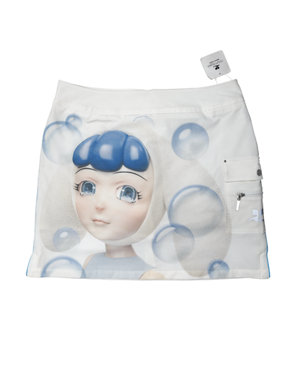 reworked Courrèges skort - Size 38