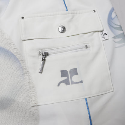 reworked Courrèges skort