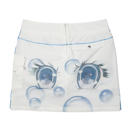 reworked Courrèges skort
