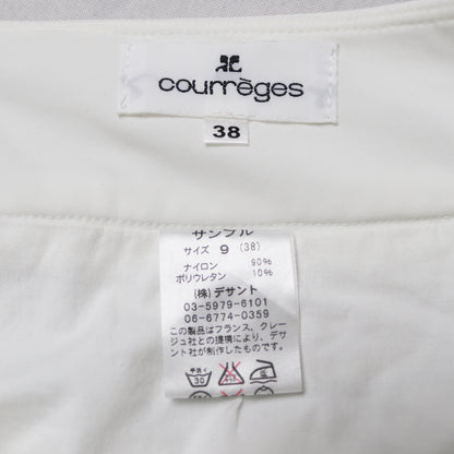 reworked Courrèges skort