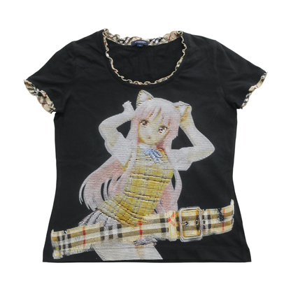 reworked Burberry T-shirt