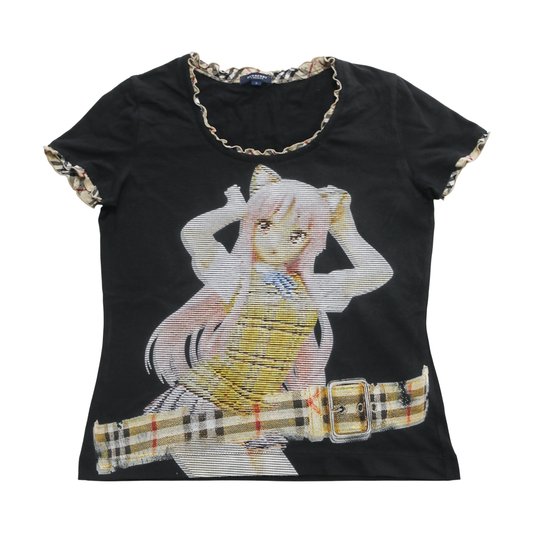 reworked Burberry T-shirt