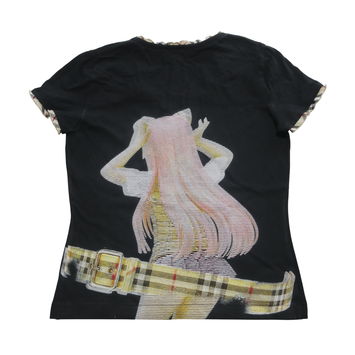 reworked Burberry T-shirt