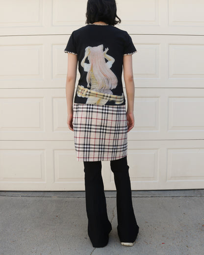 reworked Burberry T-shirt