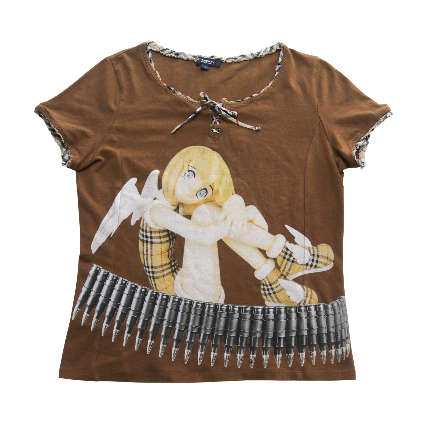 reworked Burberry T-shirt