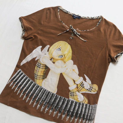 reworked Burberry T-shirt