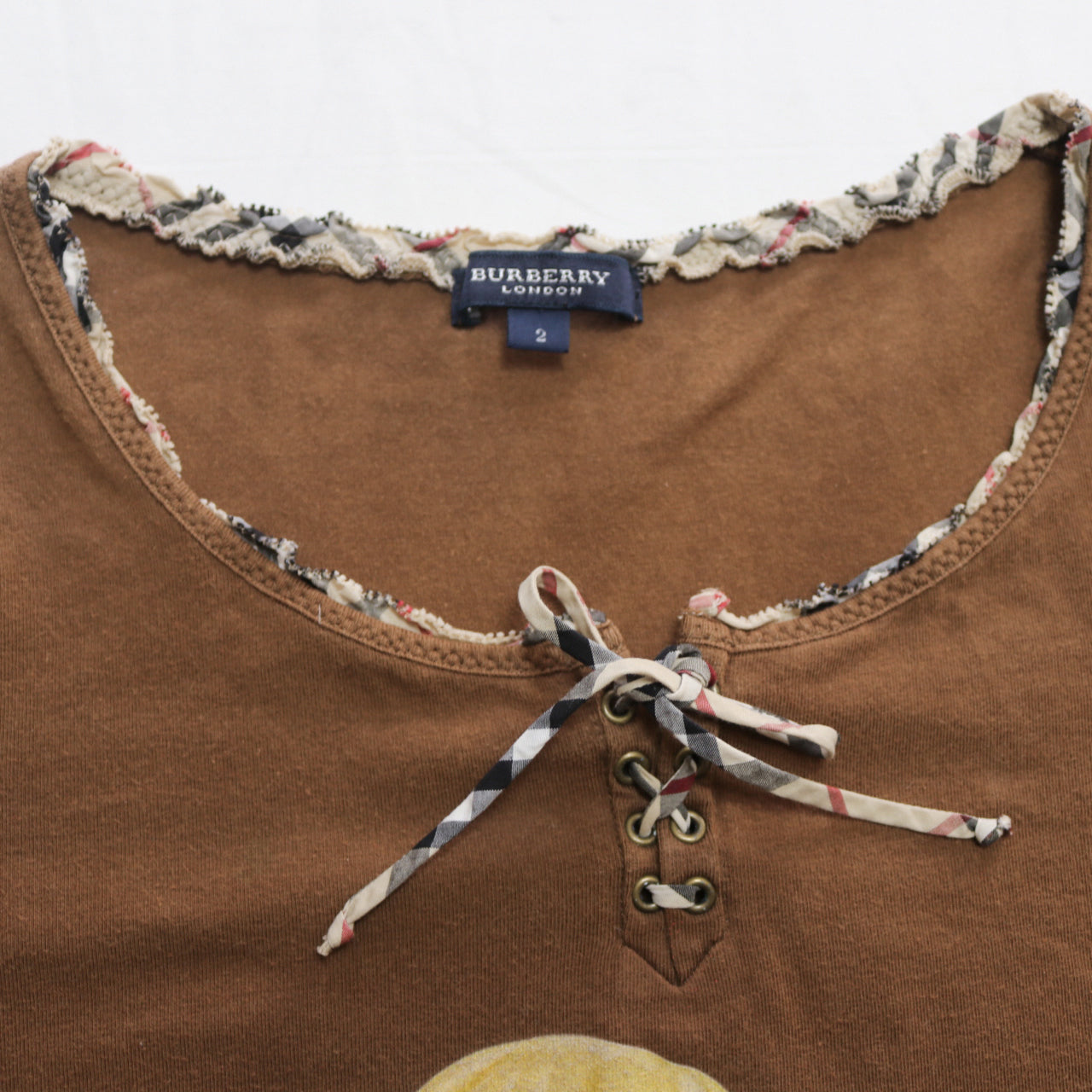 reworked Burberry T-shirt