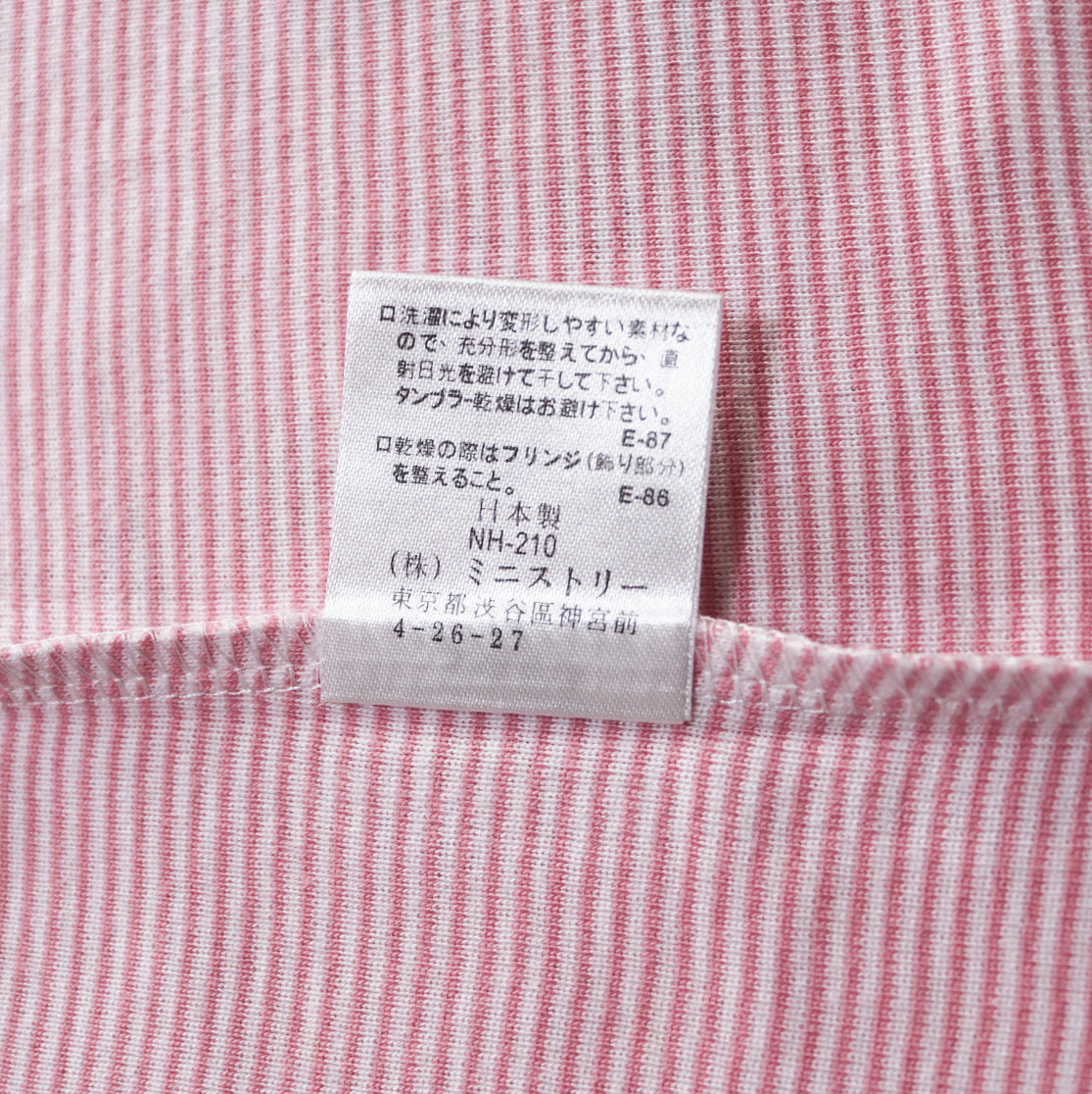 reworked Miss Sixty striped knit polo - Size M