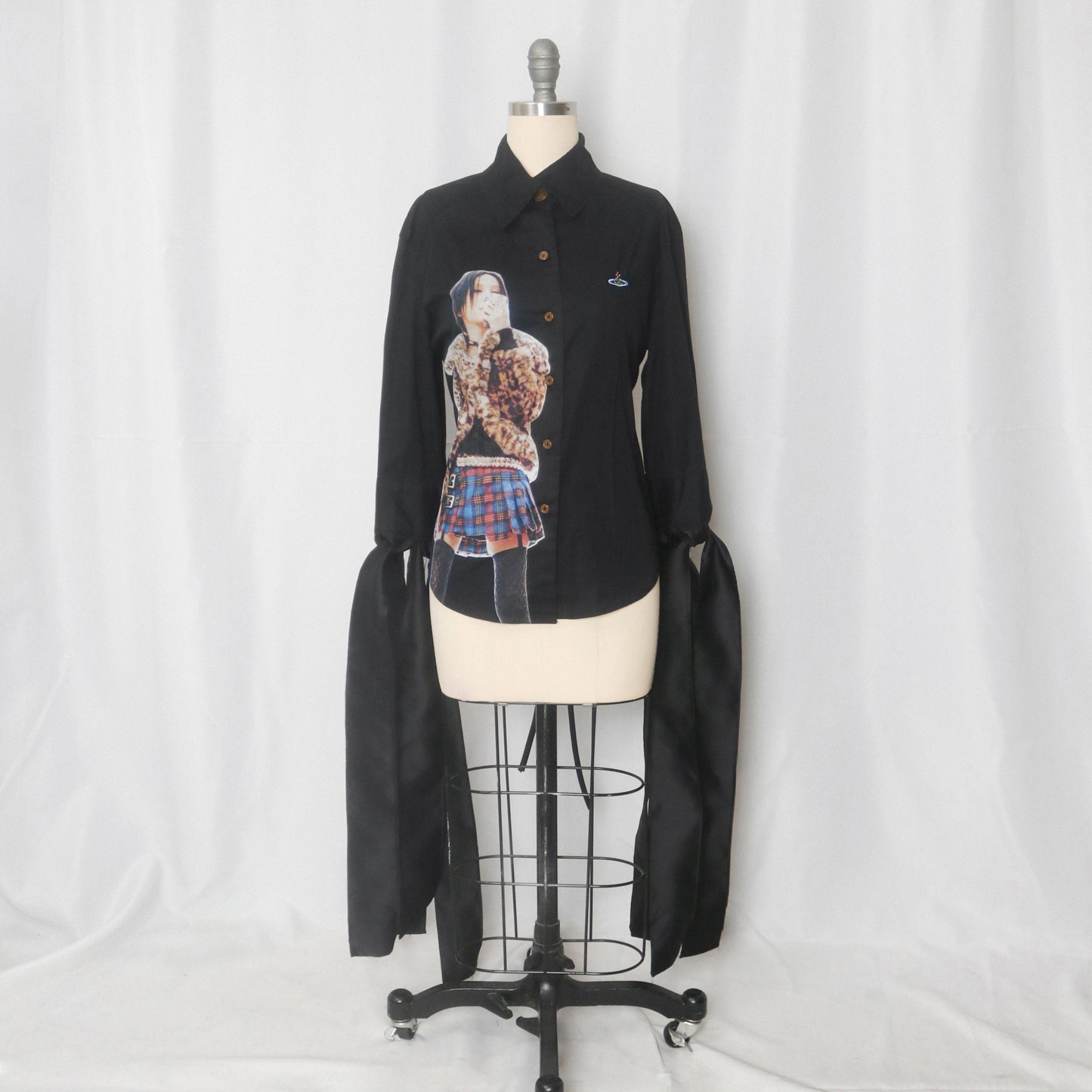 reworked Vivienne Westwood button shirt