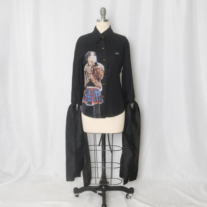 reworked Vivienne Westwood button shirt