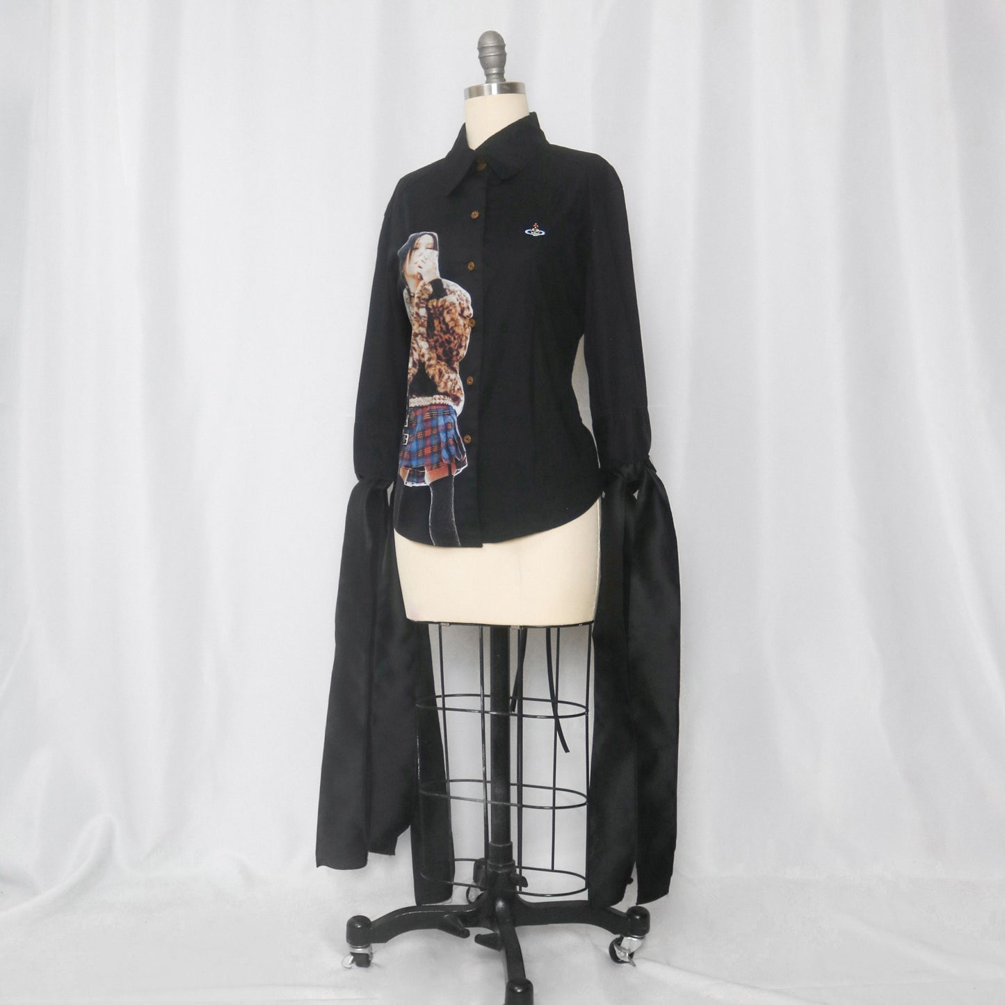 reworked Vivienne Westwood button shirt