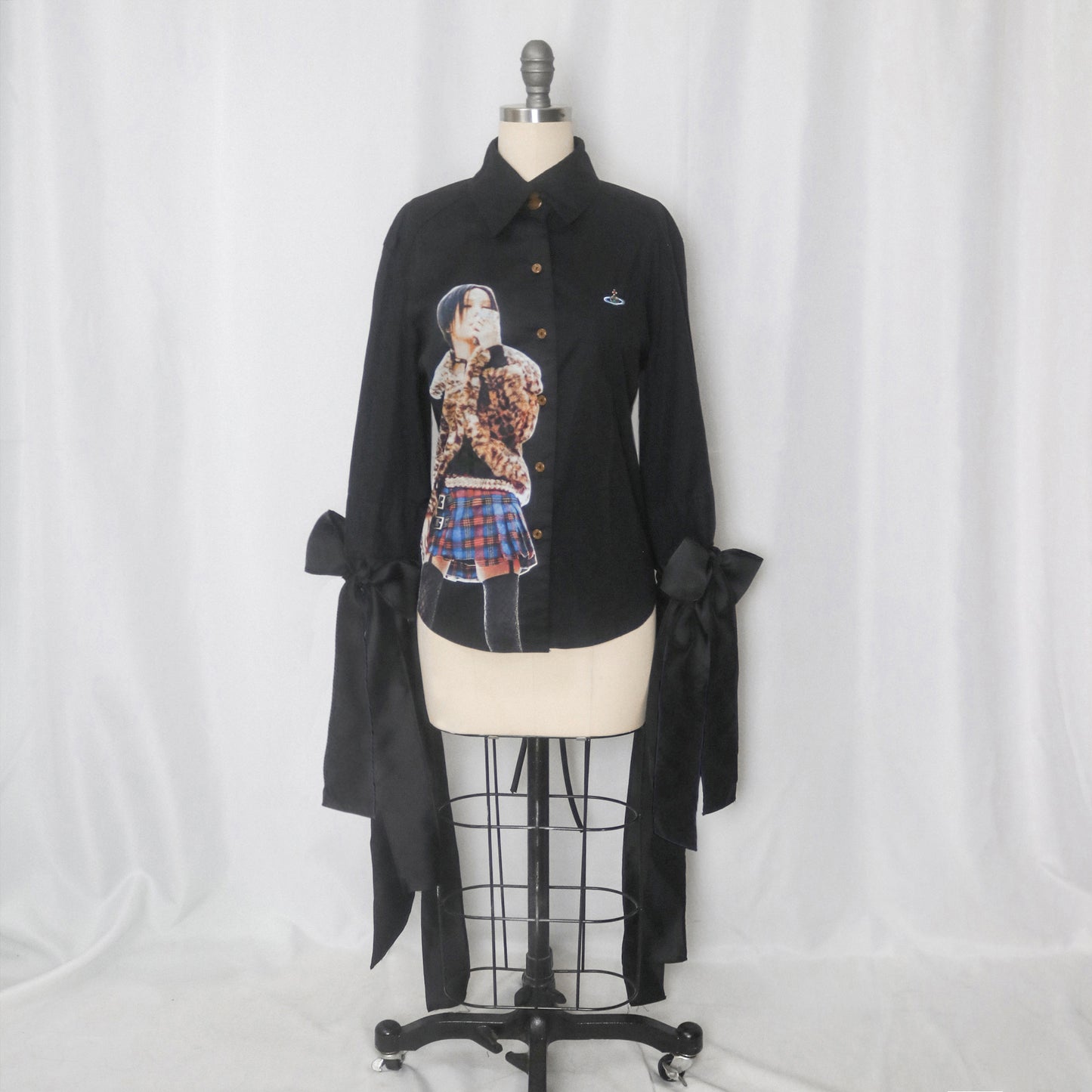 reworked Vivienne Westwood button shirt