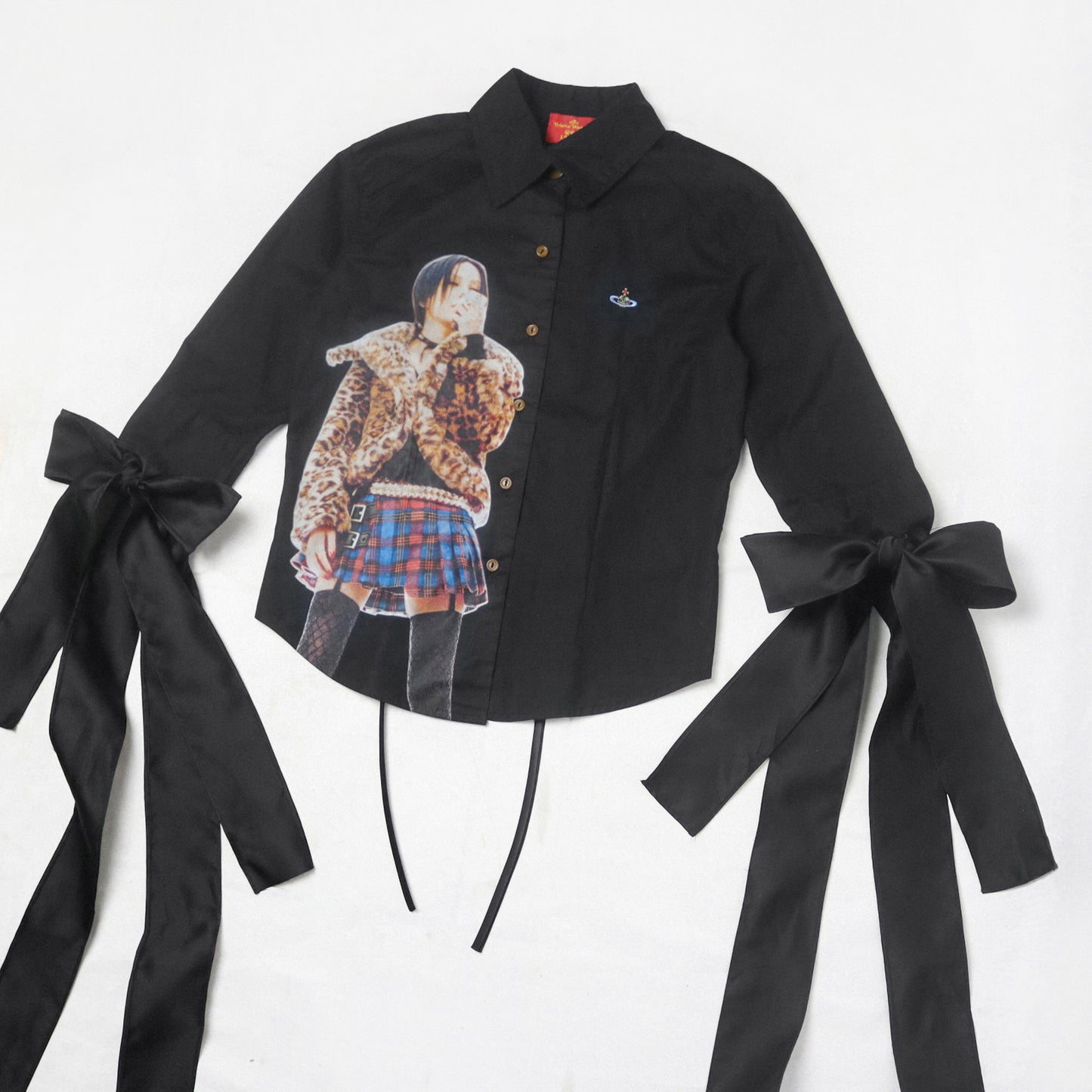 reworked Vivienne Westwood button shirt