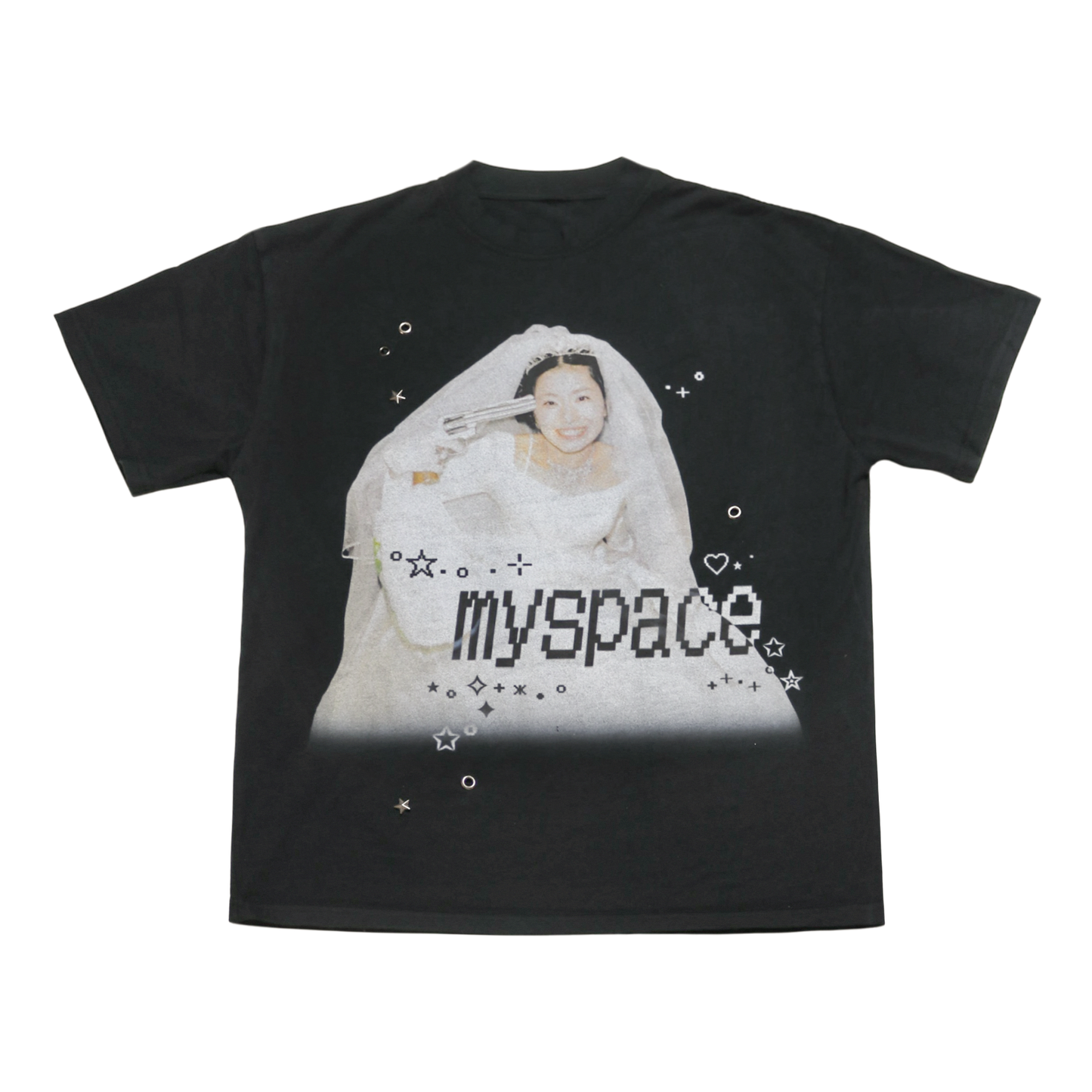 myspace graphic print T-shirt
