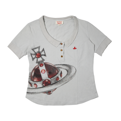 reworked Vivienne Westwood polo shirt