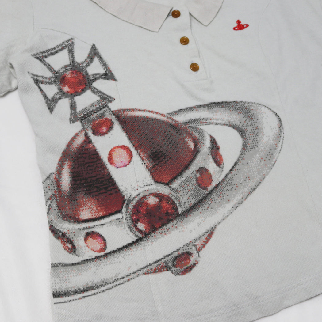reworked Vivienne Westwood polo shirt