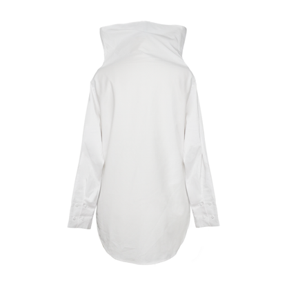 pearl chain crisp blouse