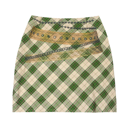 reworked Vivienne Westwood cardigan and skirt set