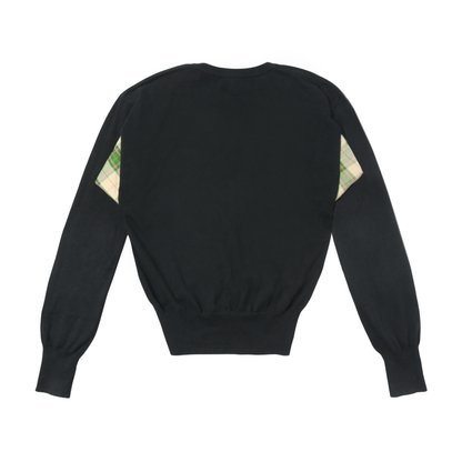 reworked Vivienne Westwood cardigan and skirt set