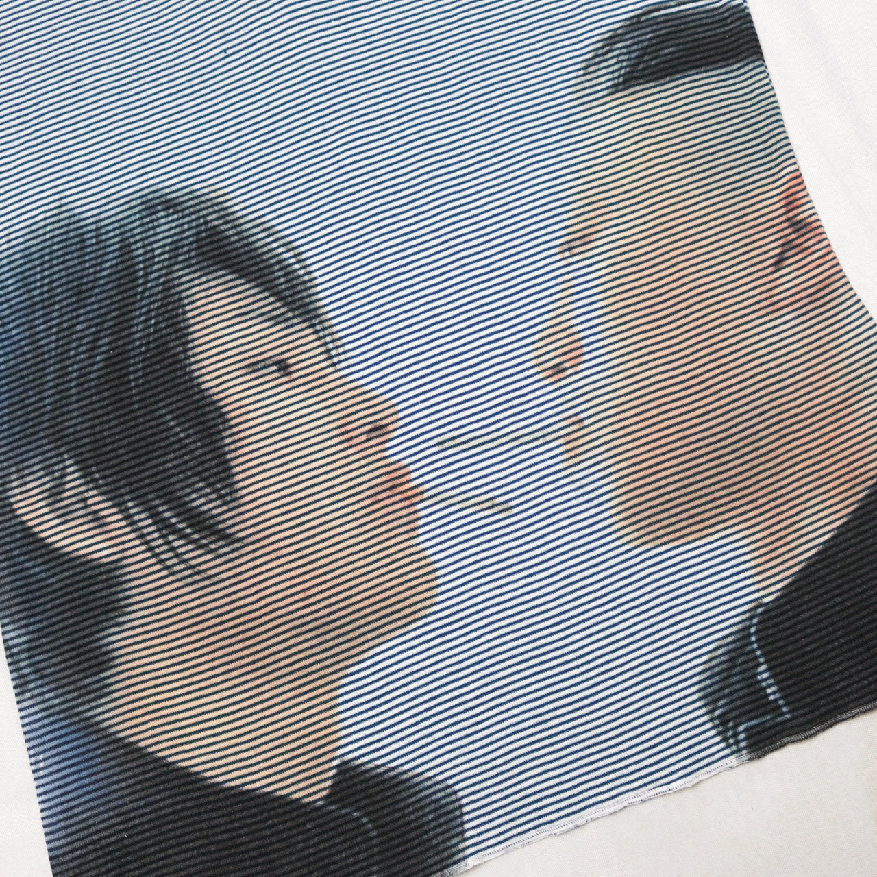 reworked Miss Sixty striped knit polo