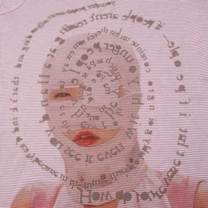 reworked Miss Sixty striped knit polo