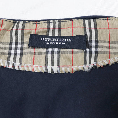reworked Burberry zip up top