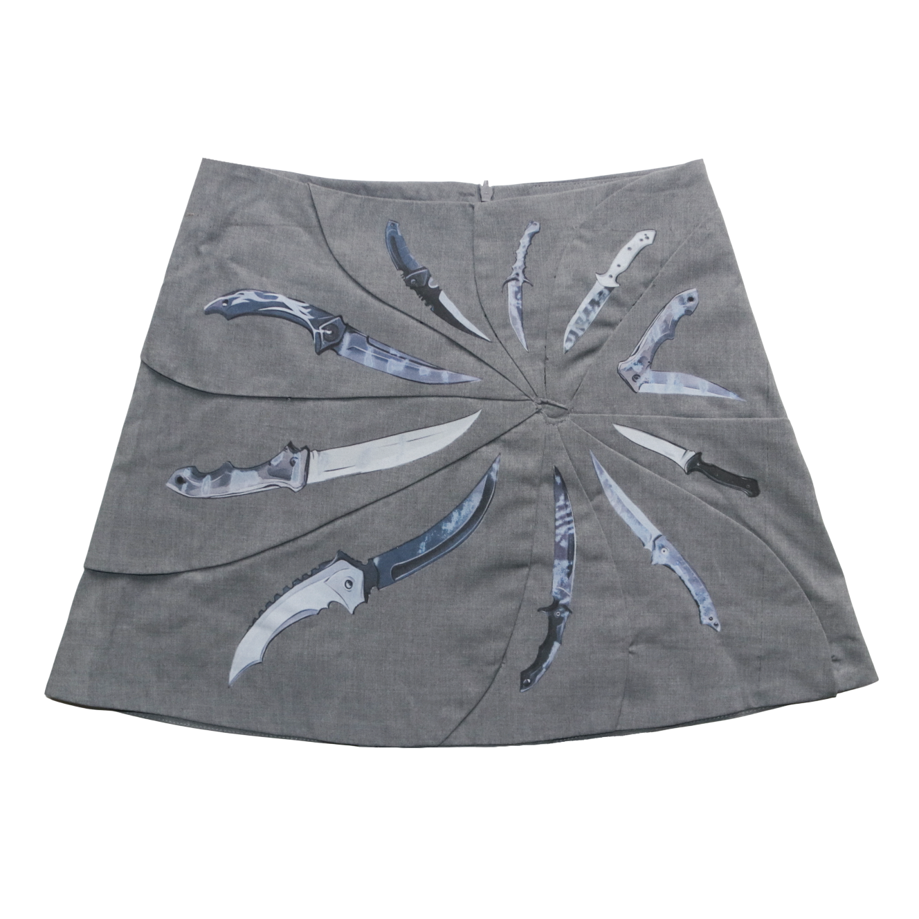 drowning knife a-line skirt