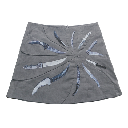 drowning knife a-line skirt
