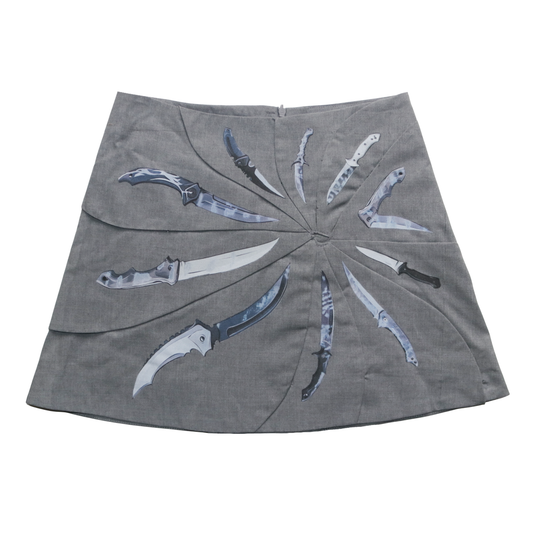 drowning knife a-line skirt