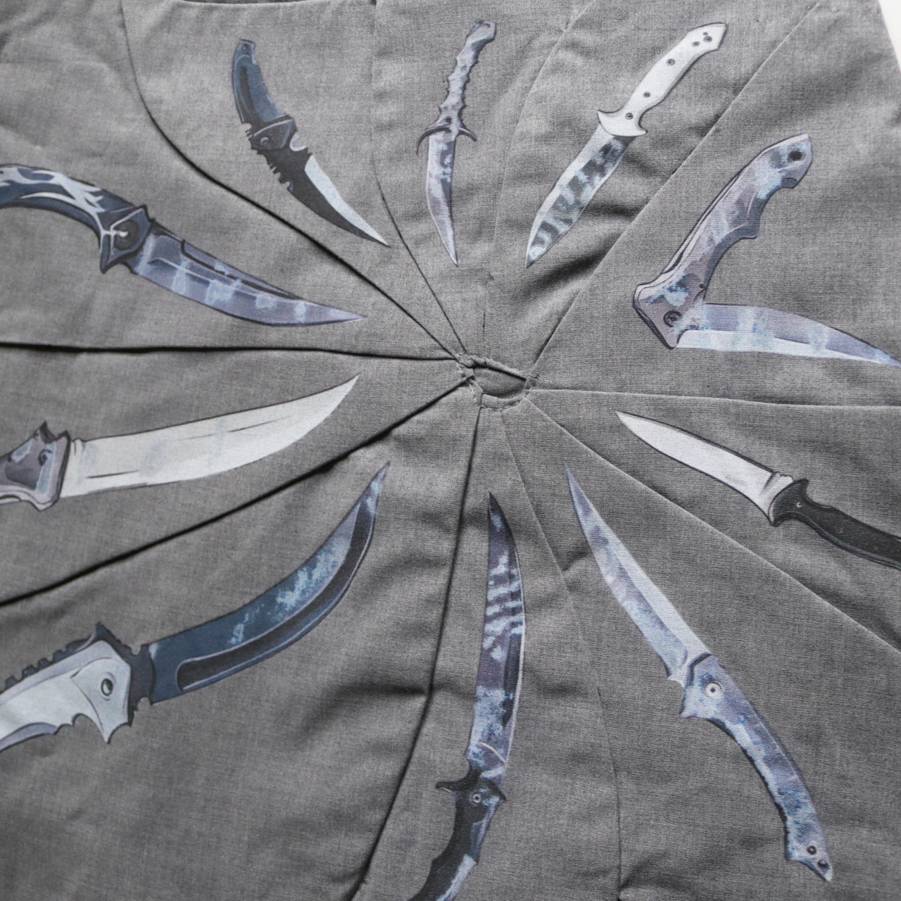 drowning knife a-line skirt